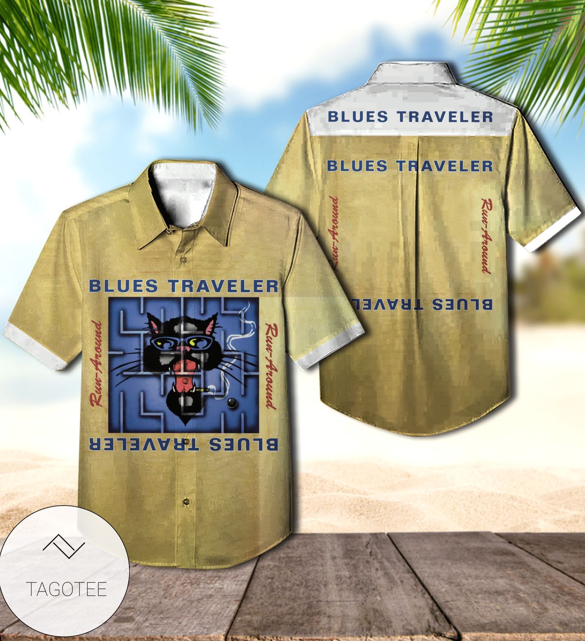 Run-around Song By Blues Traveler Hawaiian Shirt