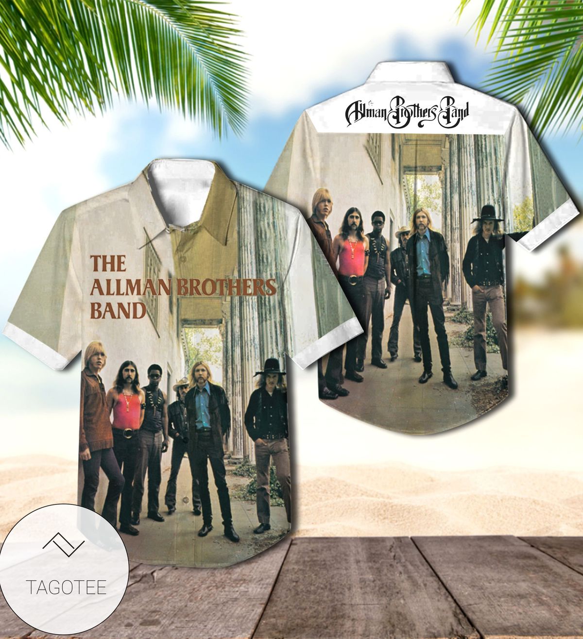 The Allman Brothers Band The Debut Studio Album Cover Hawaiian Shirt