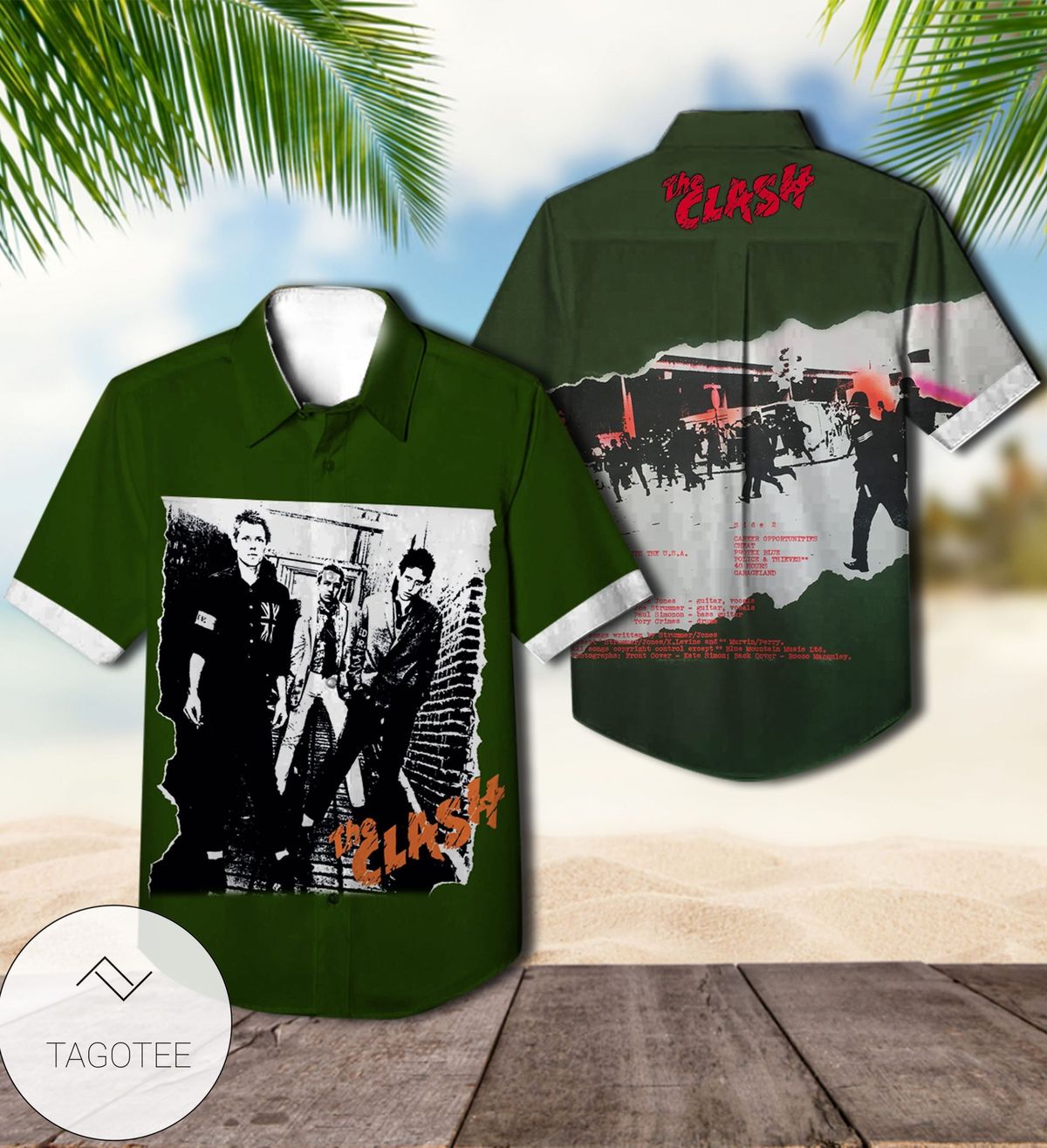 The Clash Debut Album Cover Hawaiian Shirt
