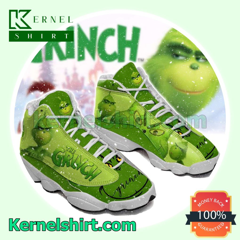 The Grinch Green Nike Sneakers