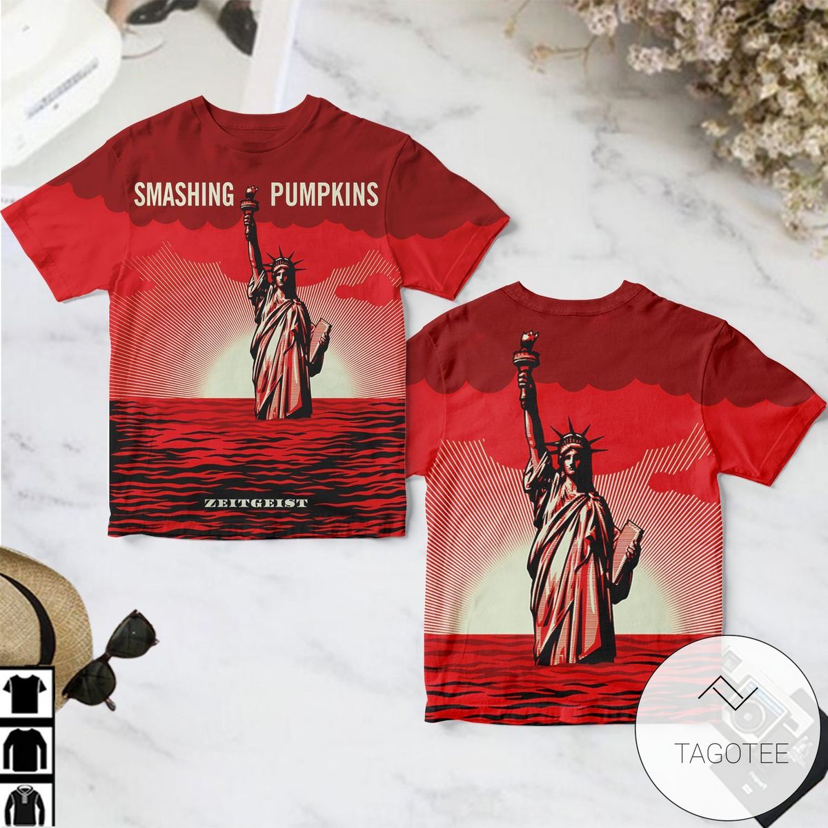 The Smashing Pumpkins Zeitgeist Album Cover Shirt
