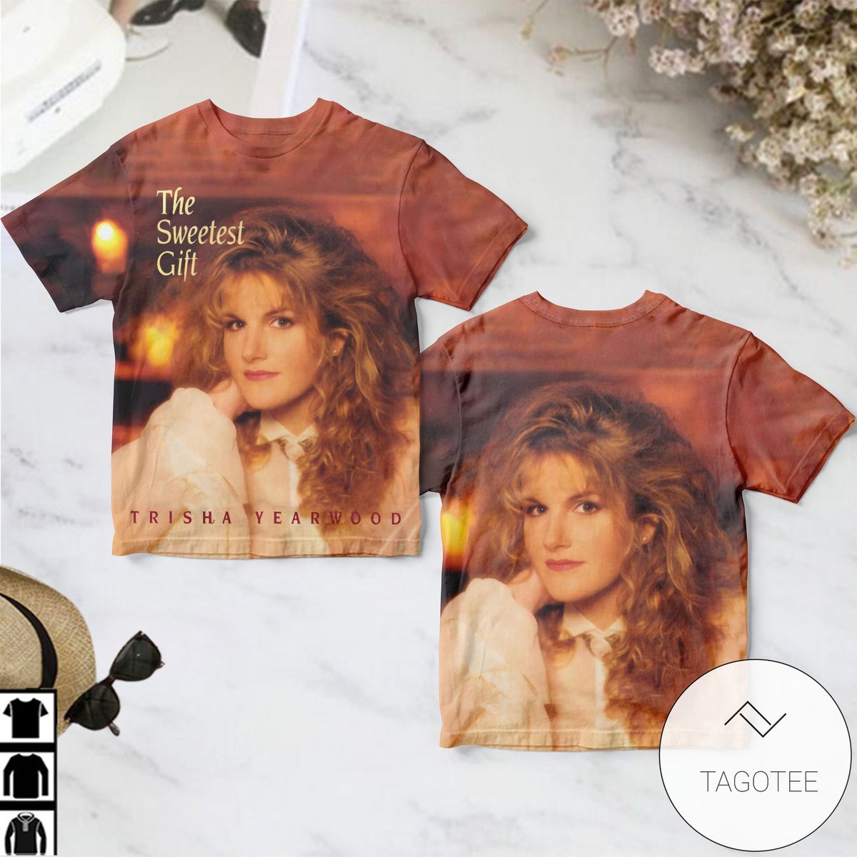 Trisha Yearwood The Sweetest Gift Album Cover Shirt