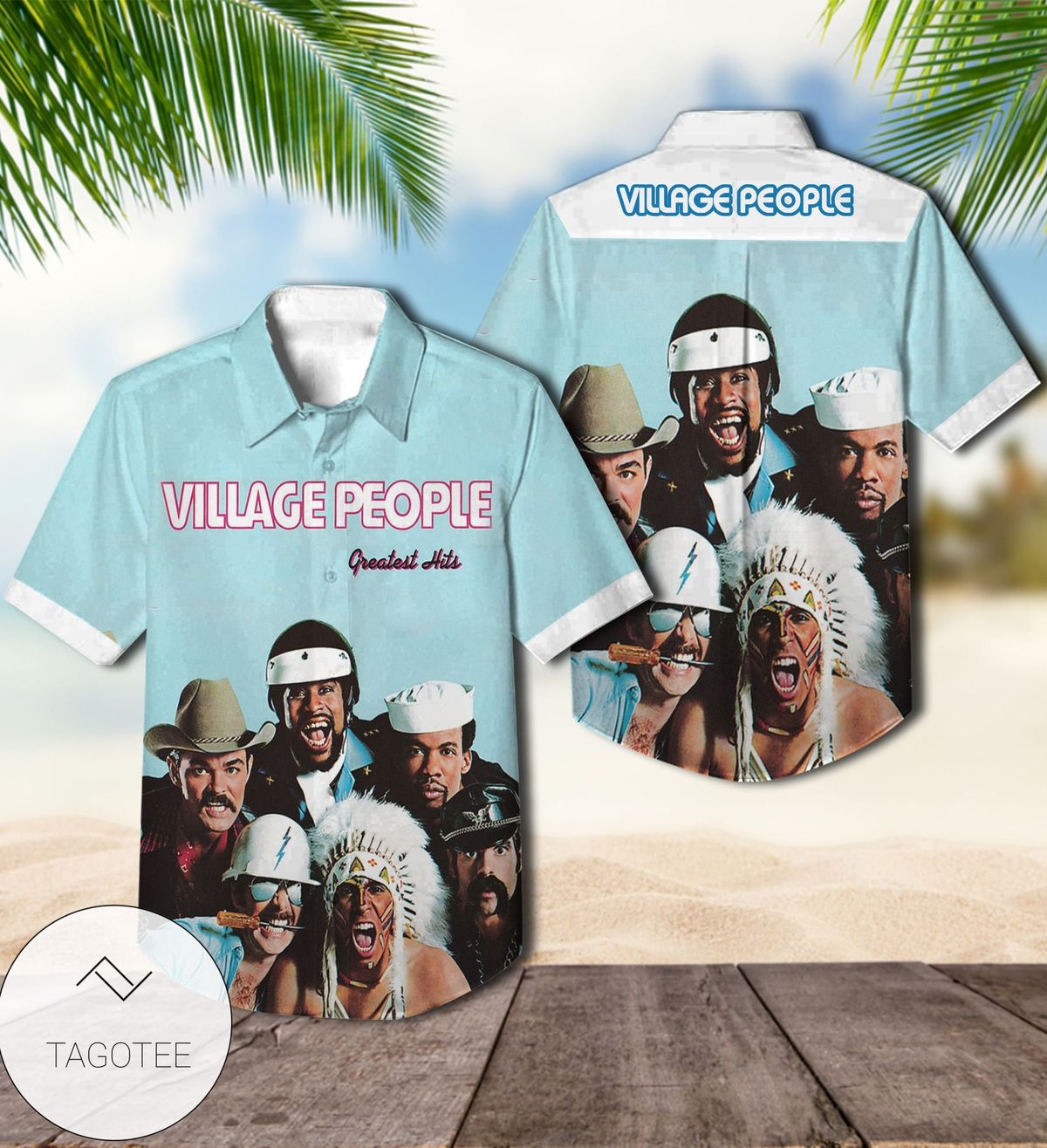 Village People Greatest Hits Hawaiian Shirt