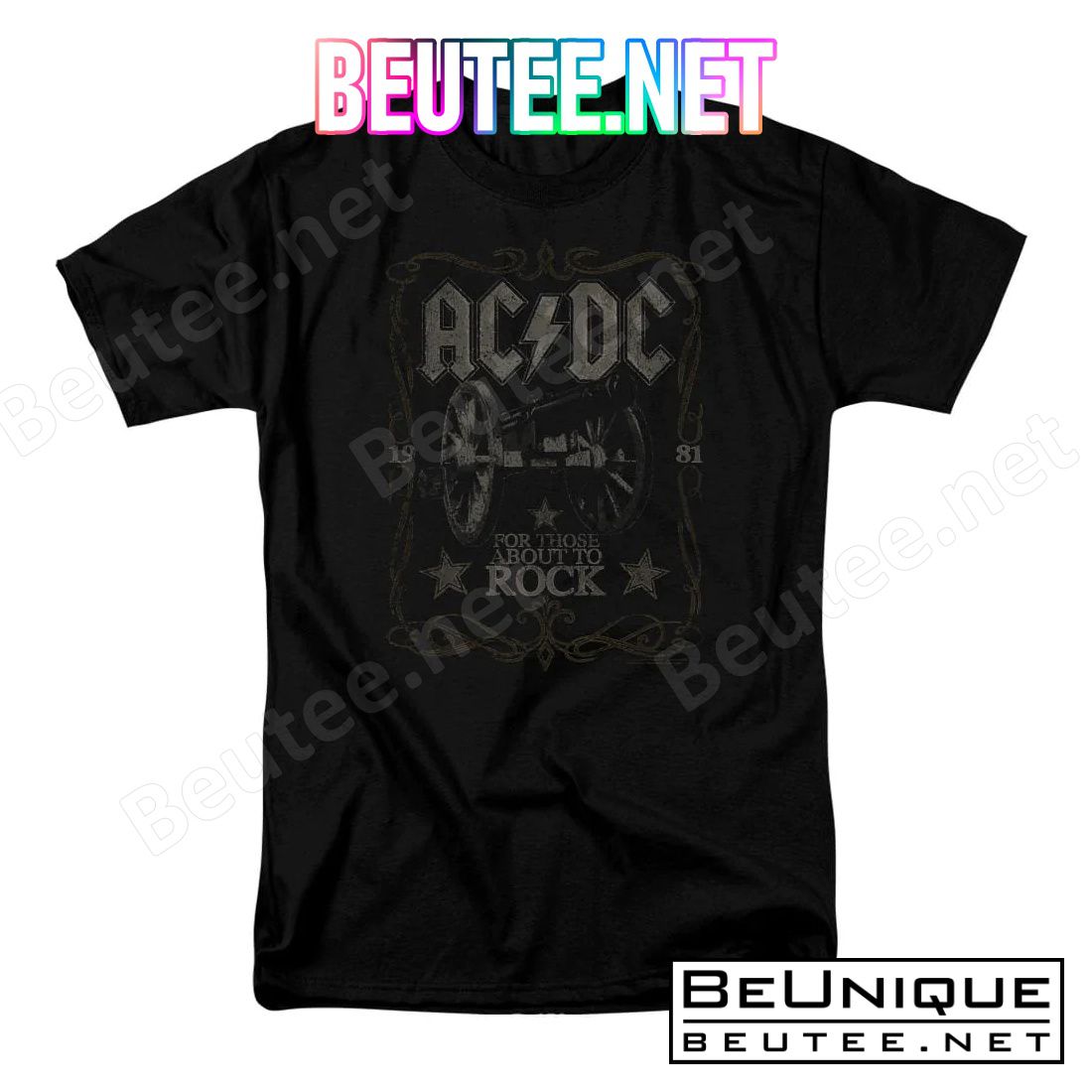 Ac/dc Rock Label Shirt