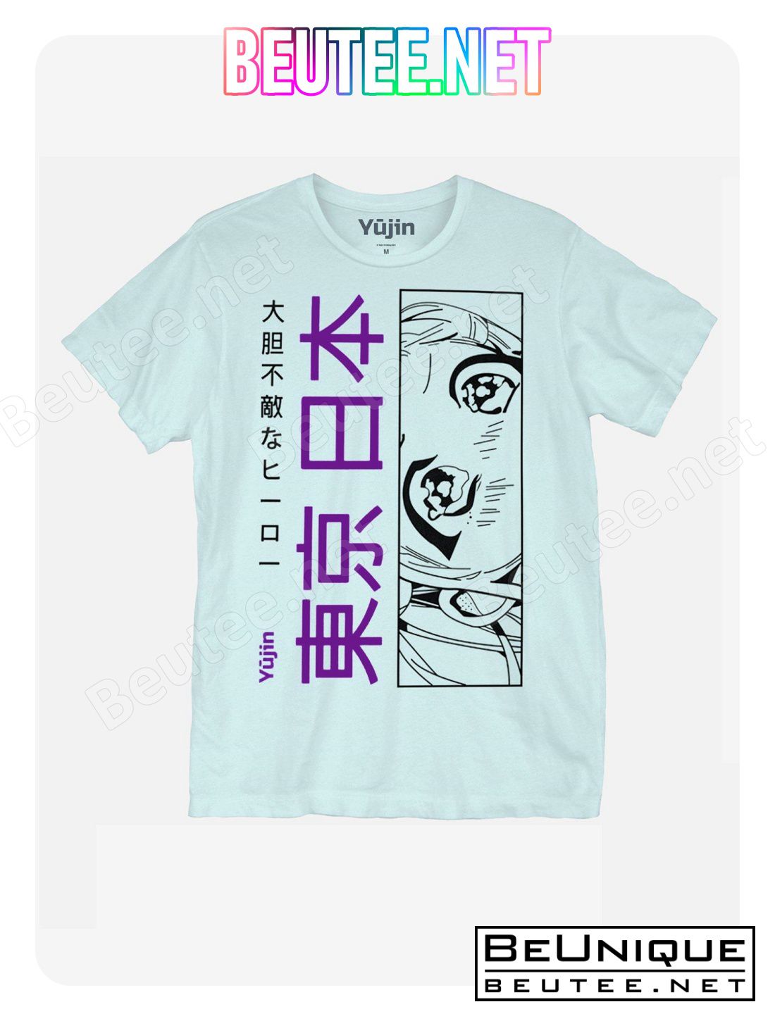 Anime Eyes Boyfriend Fit Girls T-Shirt By Yujin