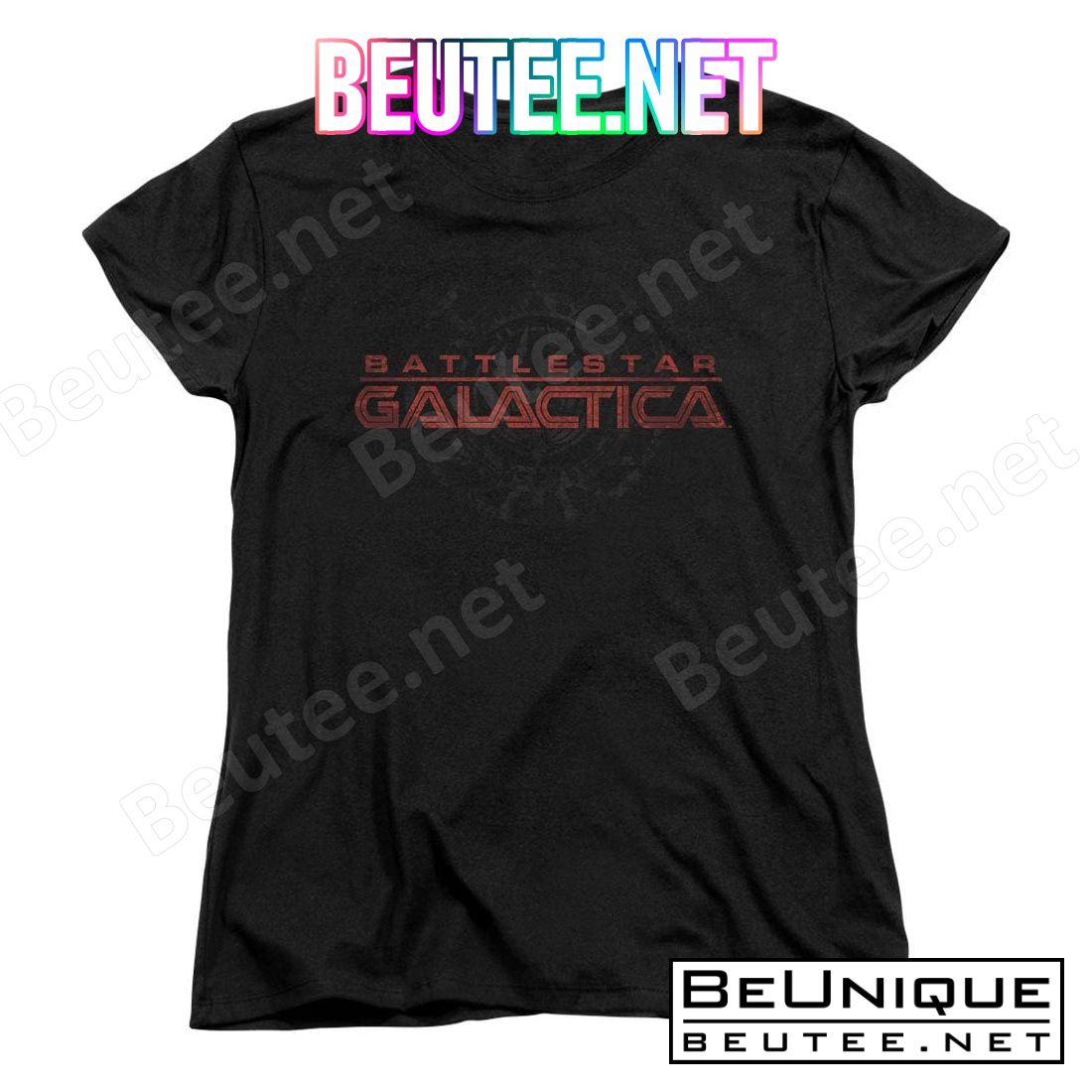 Battlestar Galactica Battered Logo Shirt