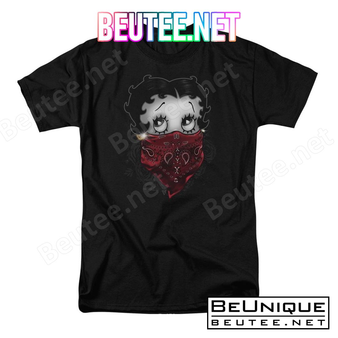 Betty Boop Bandana & Roses Shirt