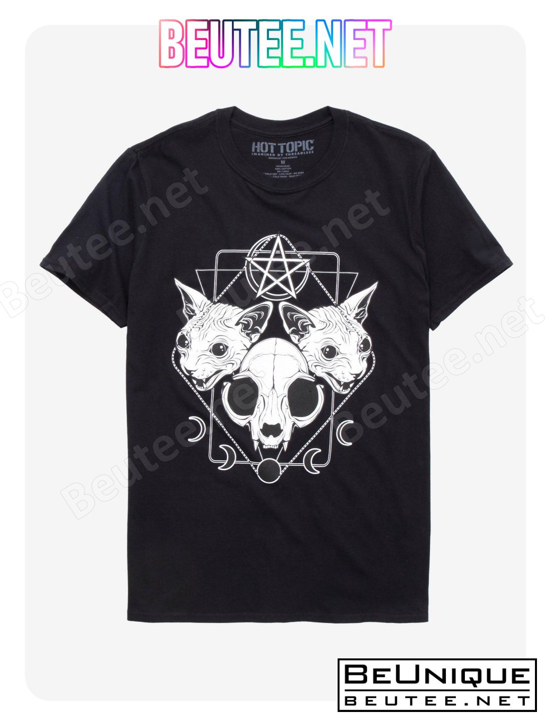 Cult Of The Meow Trinity T-Shirt By Von Kowen
