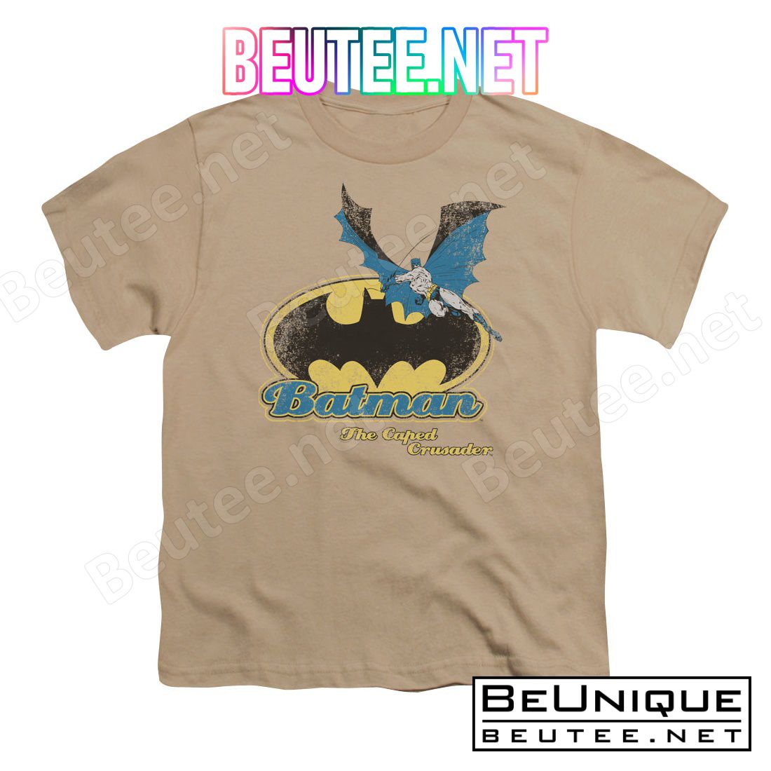 DC Batman Caped Crusader Retro T-shirt
