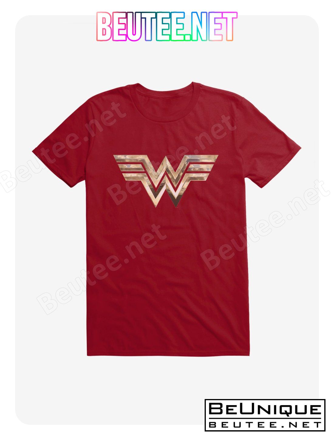 DC Comics Wonder Woman 1984 Gold Logo T-Shirt