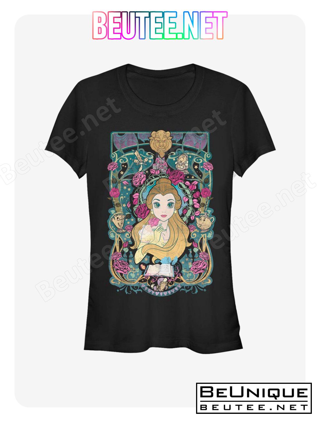 Disney Beauty And The Beast Belle Veau Girls T-Shirt