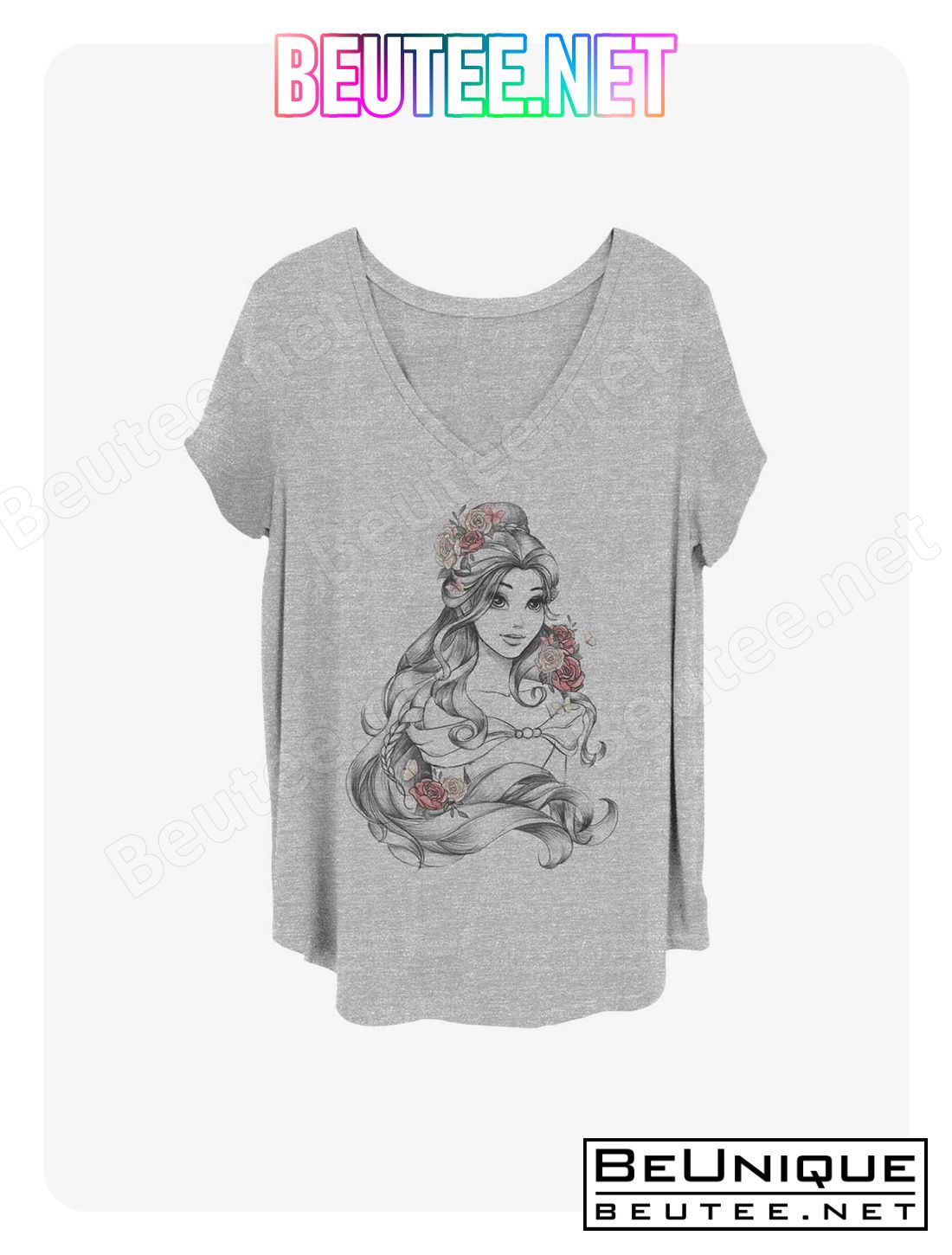Disney Beauty and the Beast Beauty Flower Girls T-Shirt