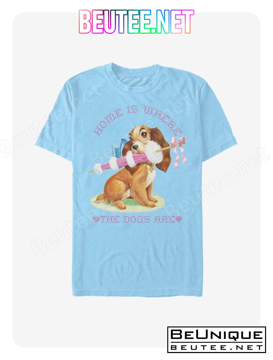 Disney Lady And The Tramp Home Is Where T-Shirt