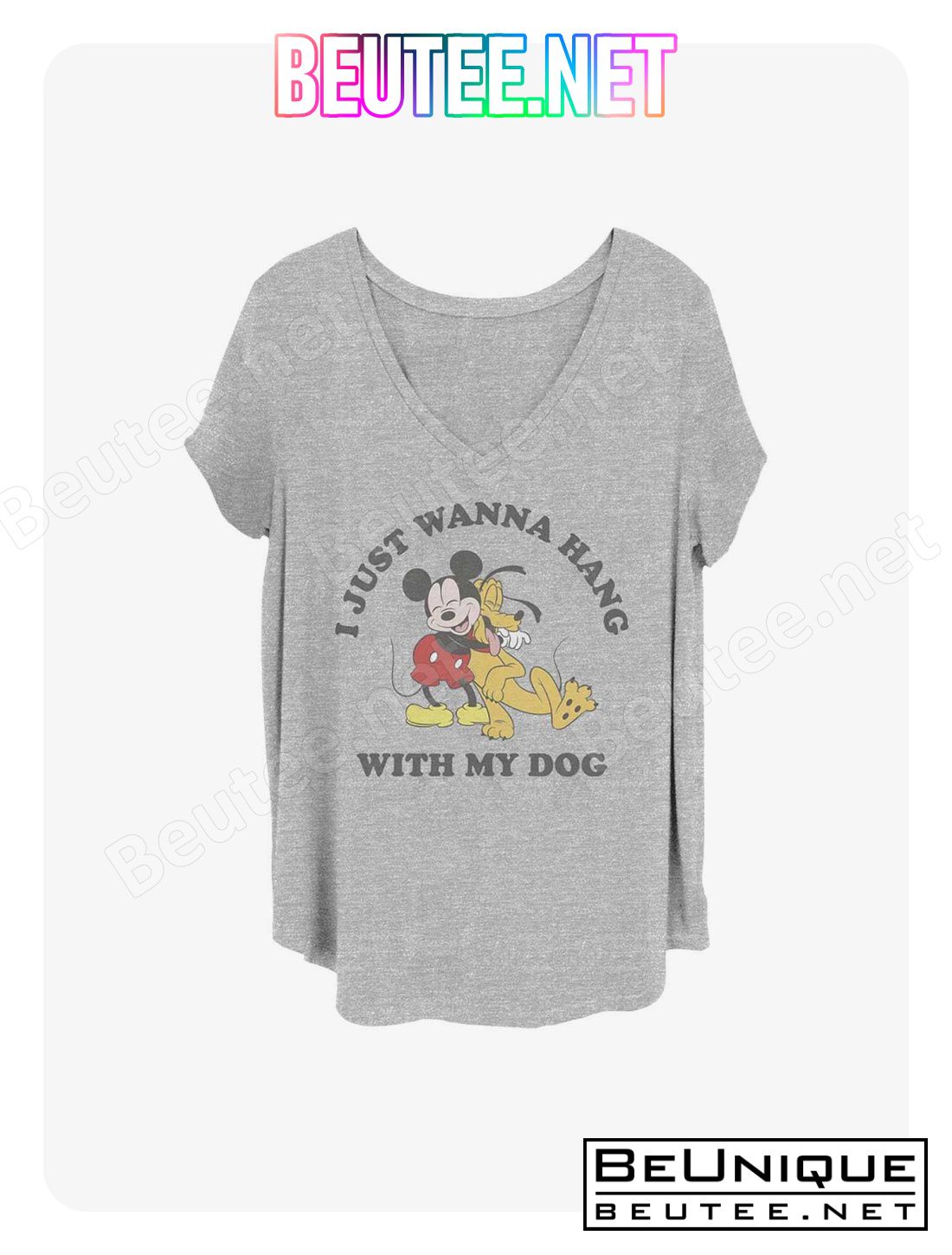 Disney Mickey Mouse Mickey Dog Lover Girls T-Shirt