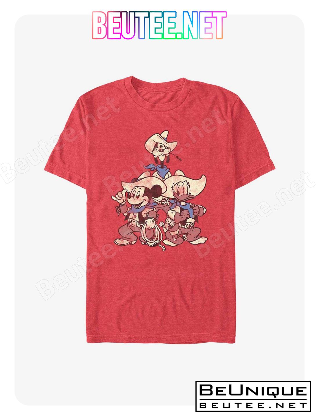 Disney Mickey Mouse Vintage Cowboys T-Shirt
