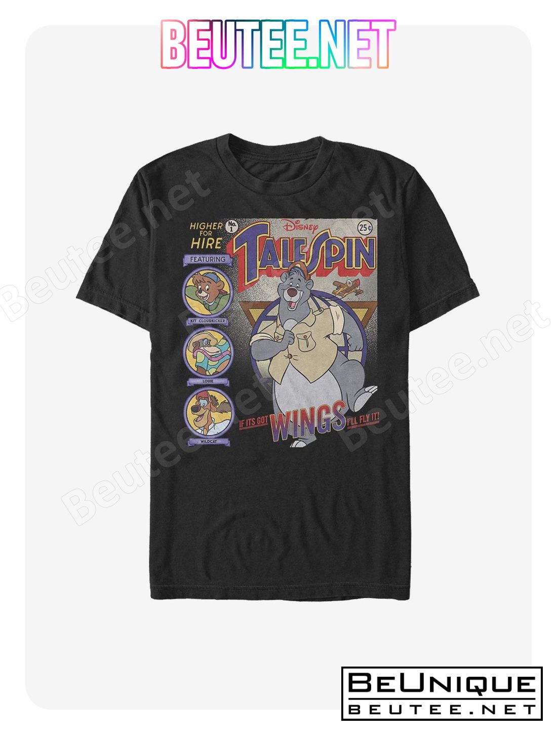 Disney Talespin Tales Cover T-Shirt