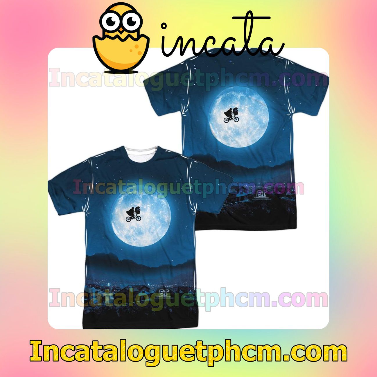 E.T. Moon Personalized T-Shirts