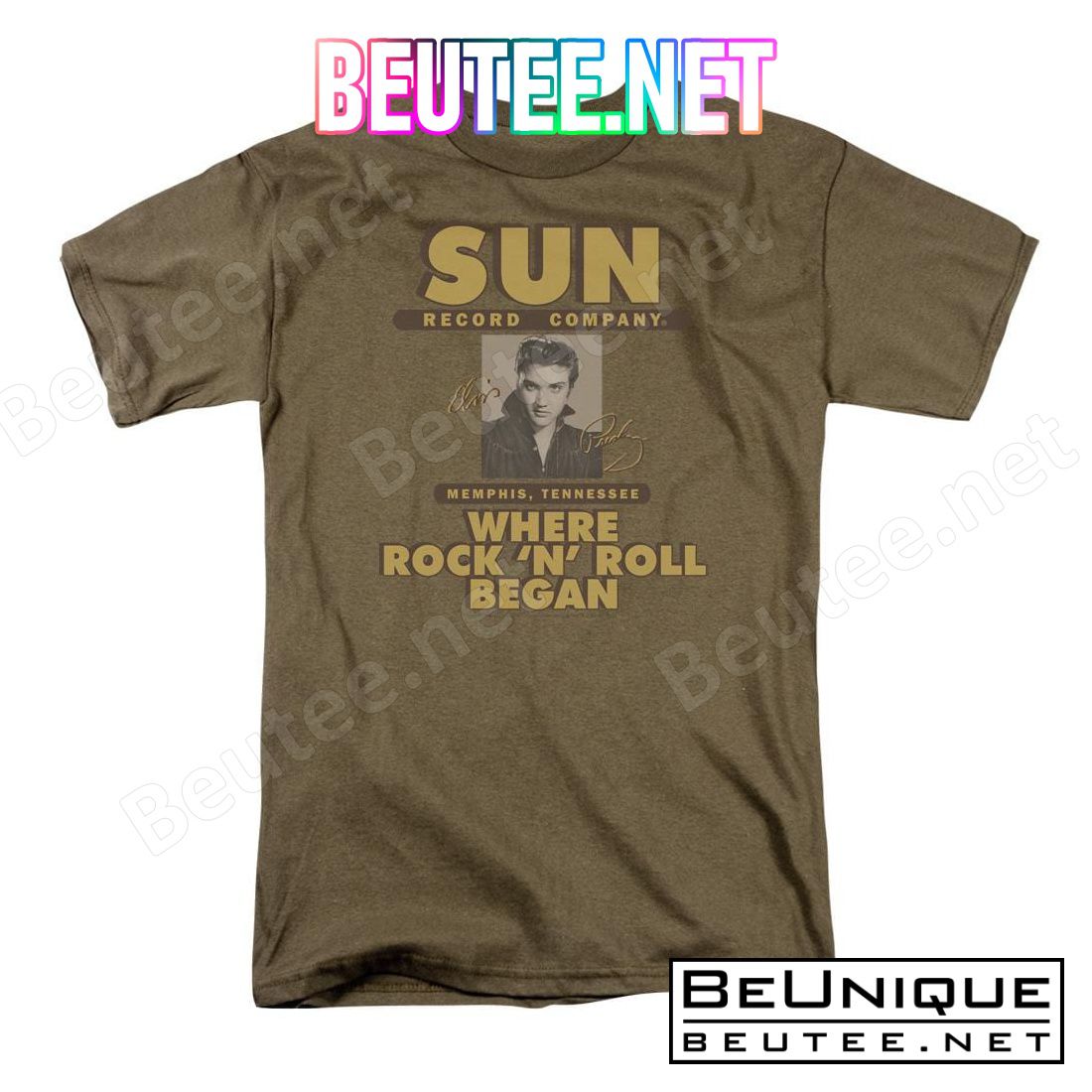 Elvis Presley Sun Ad Shirt