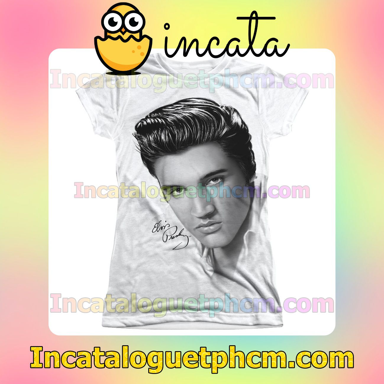 Elvis Stare 2 Personalized T-Shirts