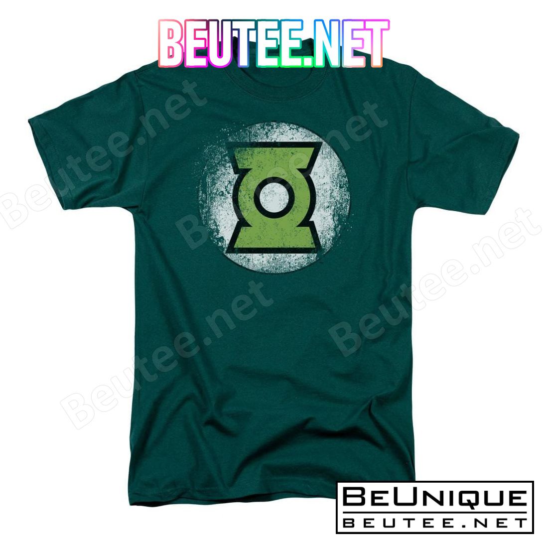 Green Lantern Destroyed Gl Logo T-shirt