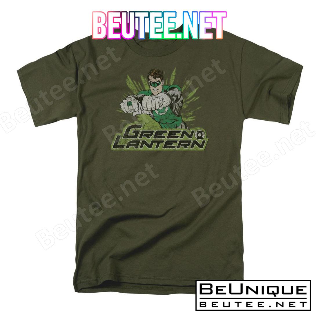 Green Lantern Gl Rough Distress Shirt