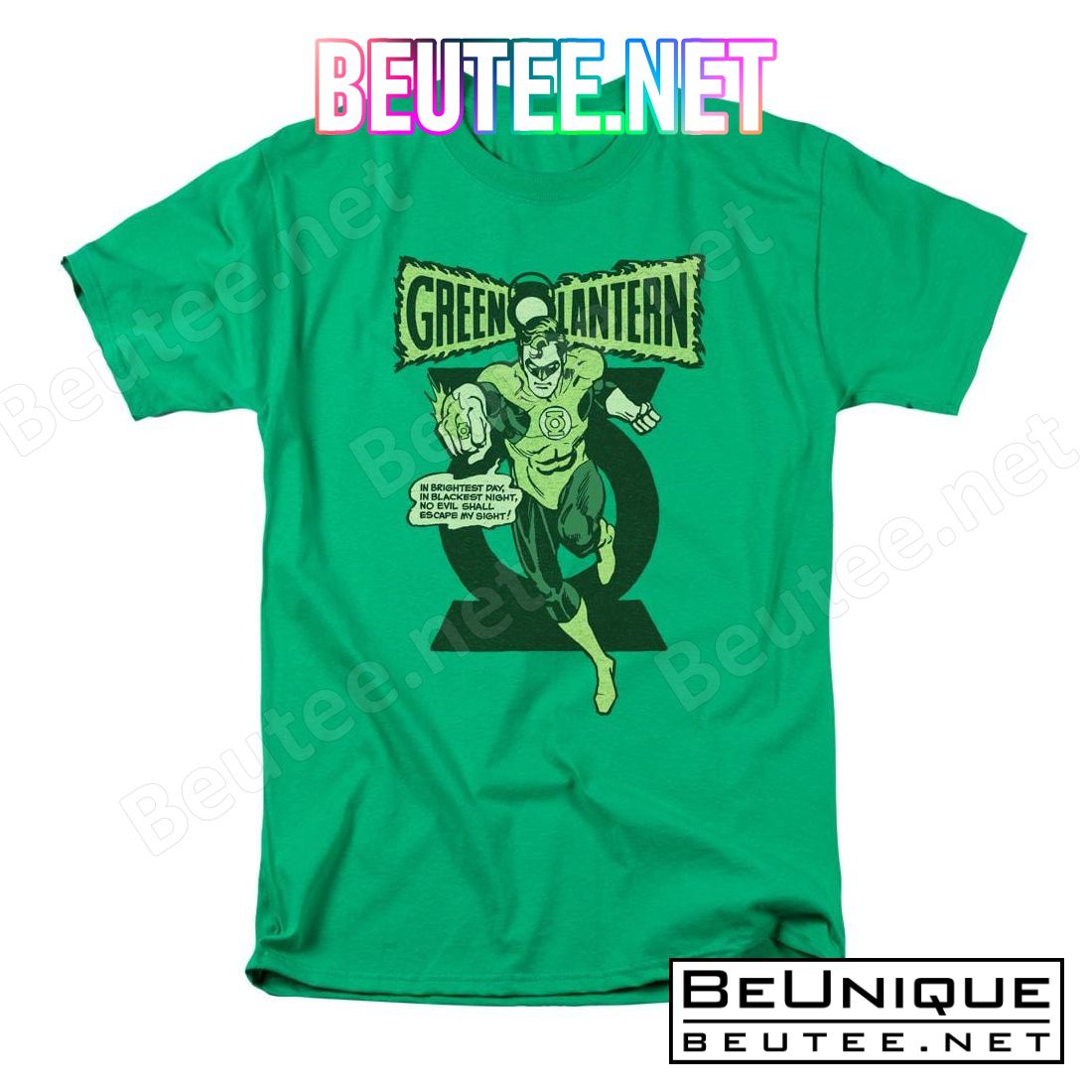 Green Lantern Retro Oath T-shirt