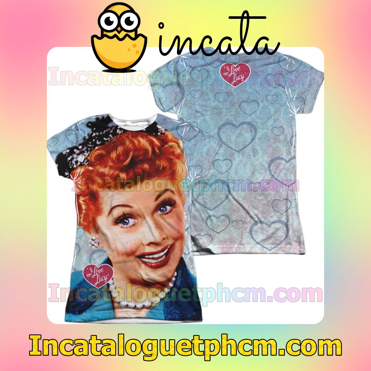 I Love Lucy Smile Personalized T-Shirts