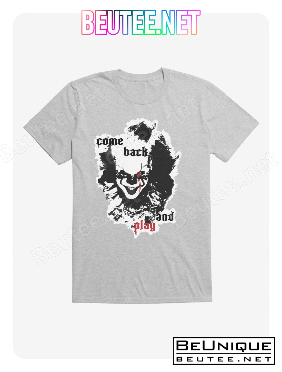 IT Chapter Two Come Back And Play Cutout T-Shirt