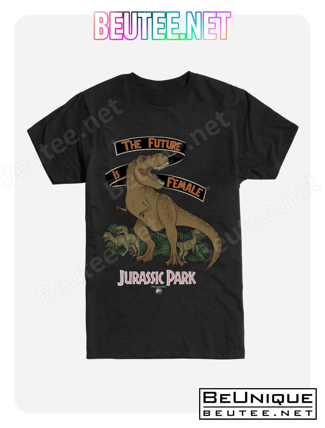 Jurassic Park The Future Is Female White T-Shirt