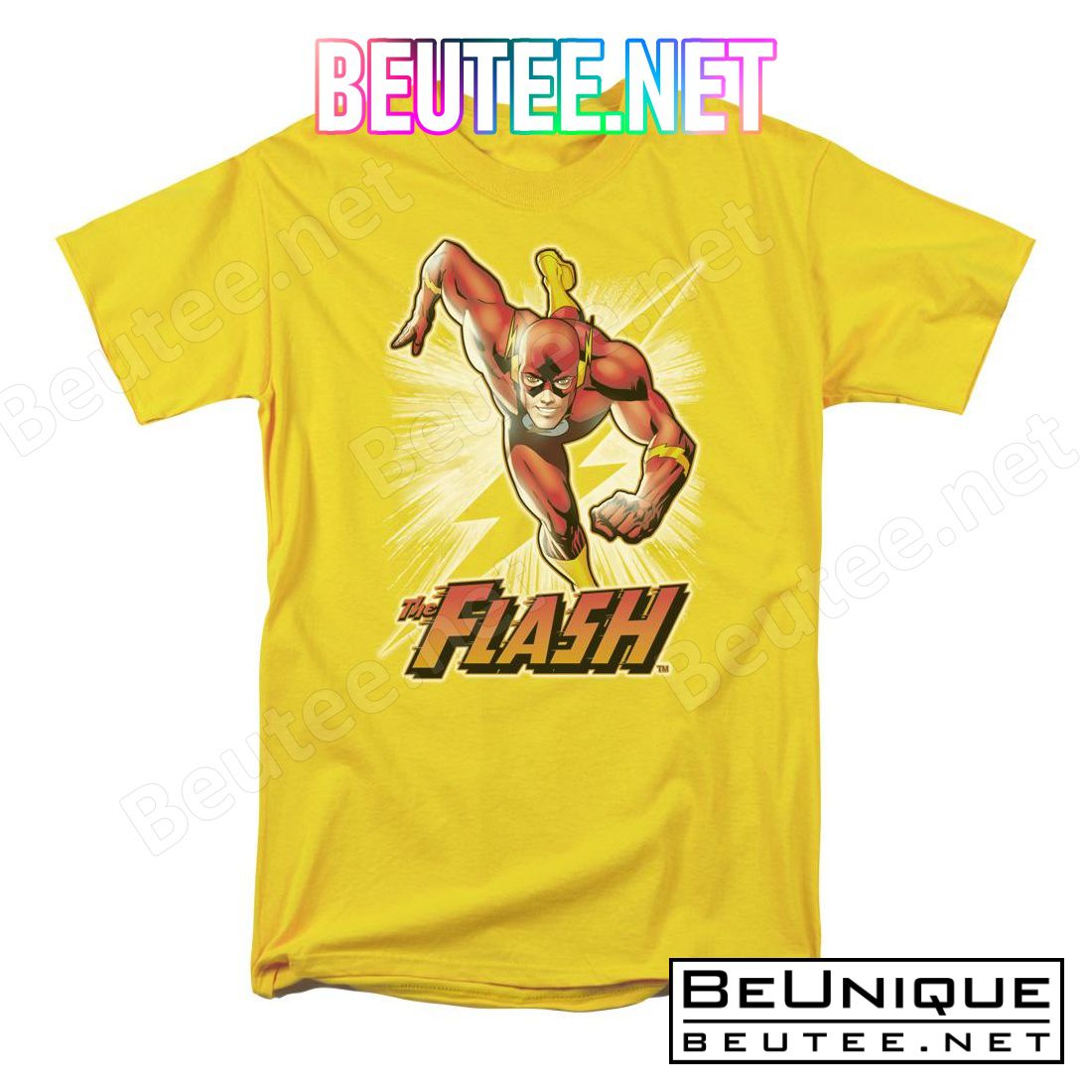 Justice League Flash Yellow T-shirt