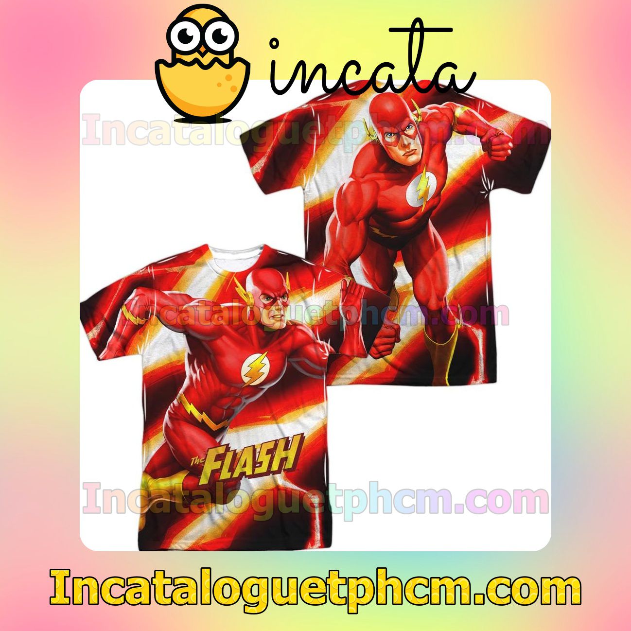 Wonderful Justice League Speed Bolt Personalized T-Shirts