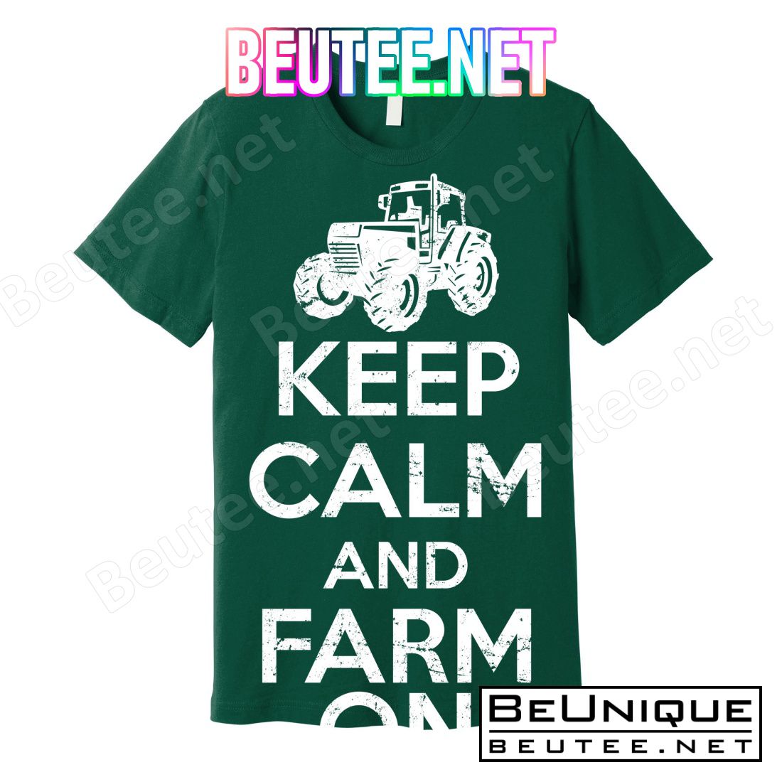 Keep Calm And Farm On T-Shirts