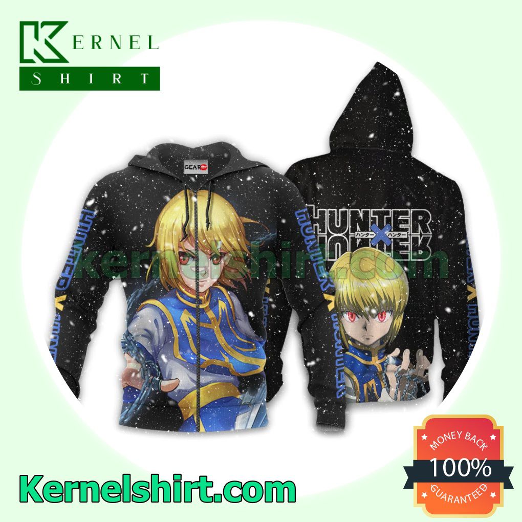 Kurapika Hunter x Hunter Anime Fans Gift Hoodie Sweatshirt Button Down Shirts
