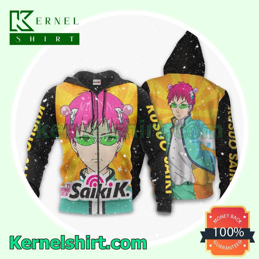 Kusuo Saiki Saiki K Anime Fans Gift Hoodie Sweatshirt Button Down Shirts