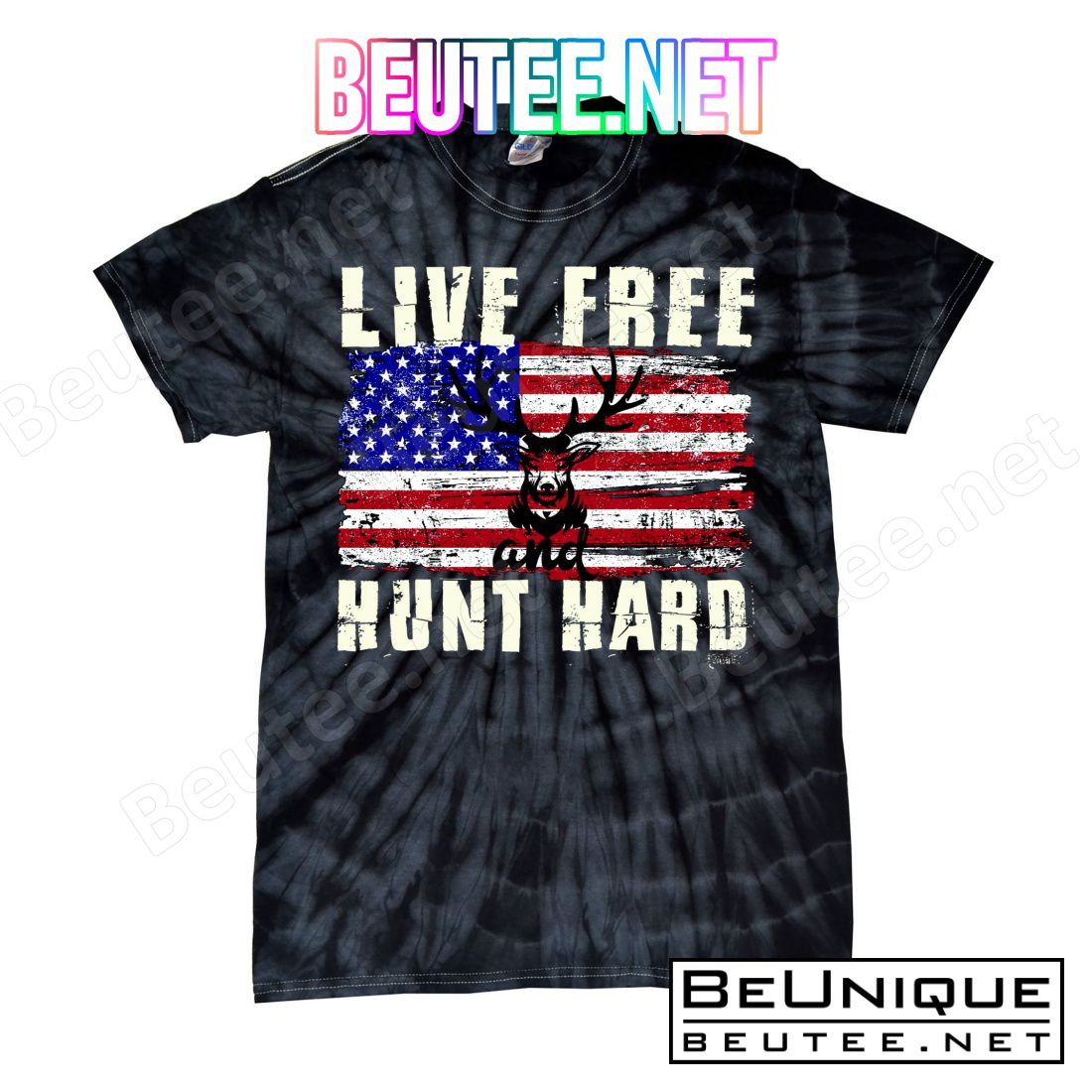 Live Free Hunt Hard T-Shirts