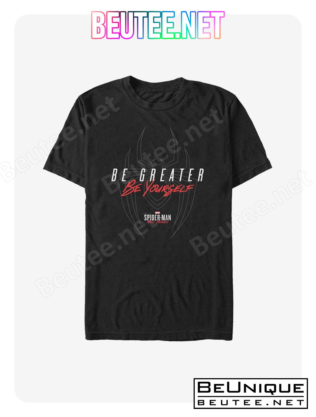 Marvel Spider-Man Miles Morales Be Greater Be Yourself T-Shirt