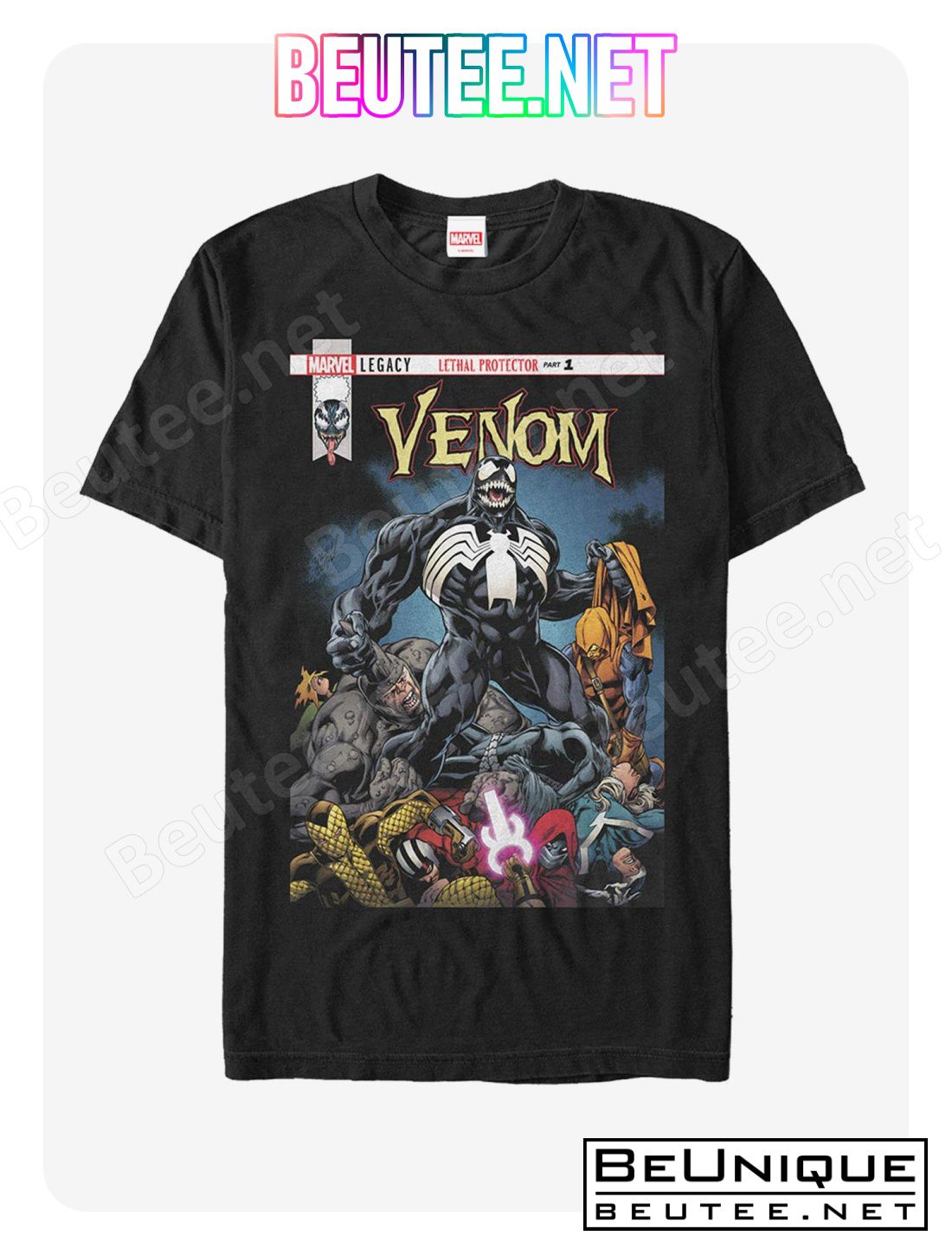 Marvel Venom Lethal Protector Pile T-Shirt