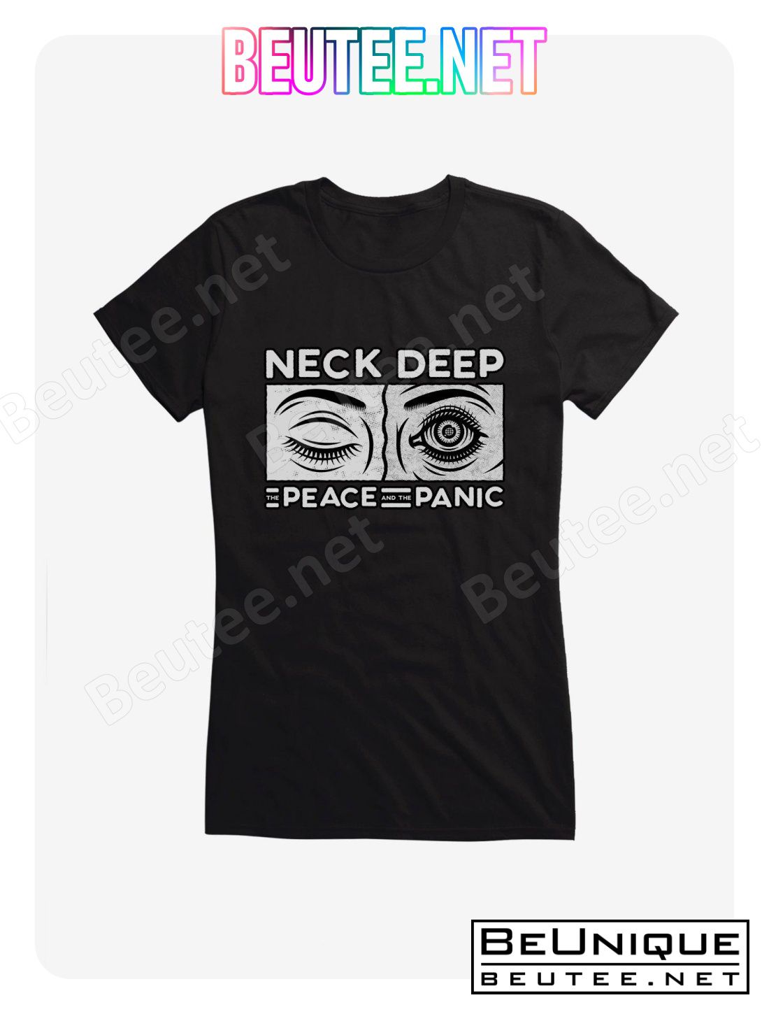 Neck Deep The Peace And The Panic Eyes Girls T-Shirt
