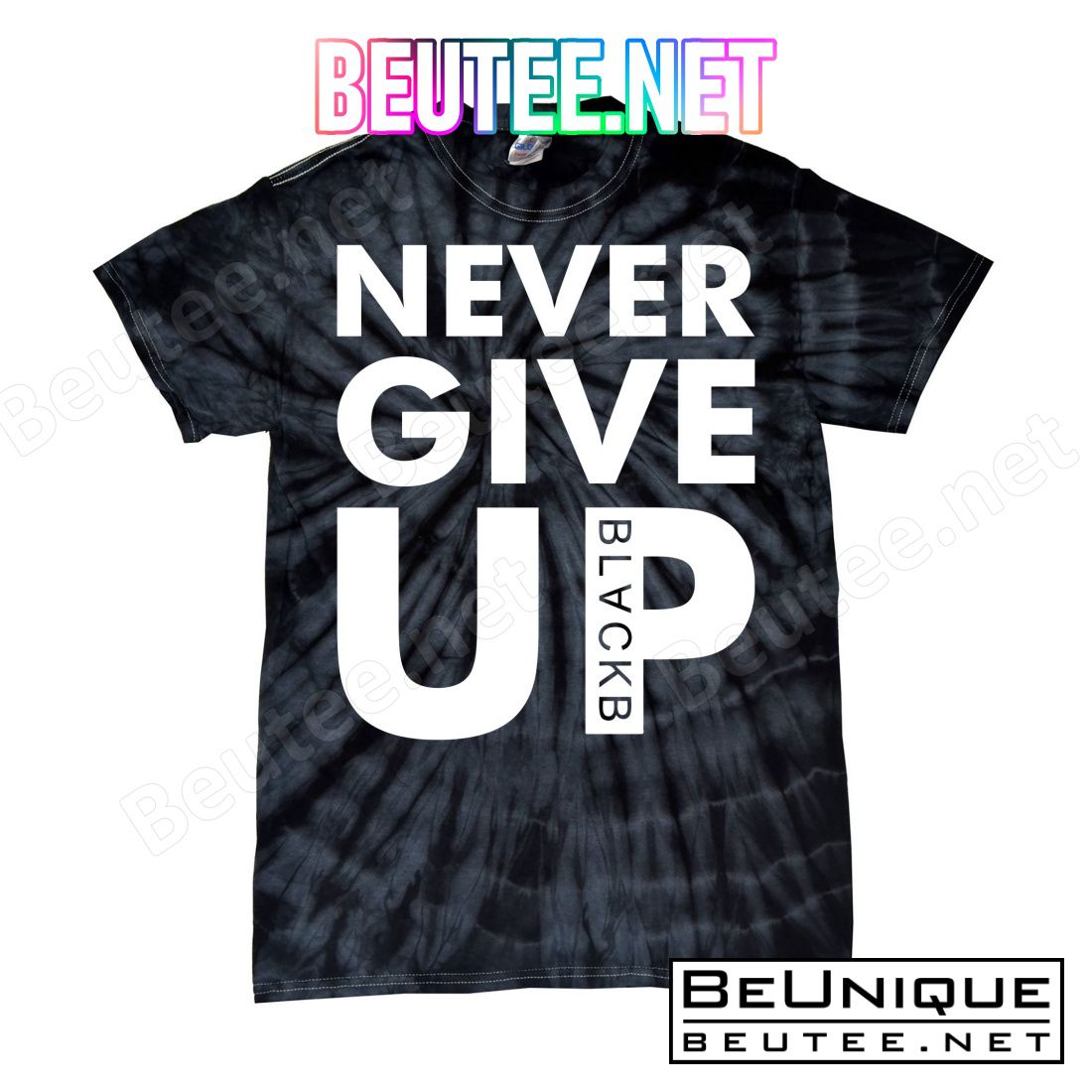 Never Give Up Black Liverpool T-Shirts