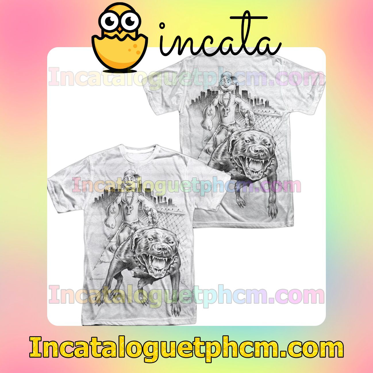 Wonderful Popeye Rough Rider Personalized T-Shirts
