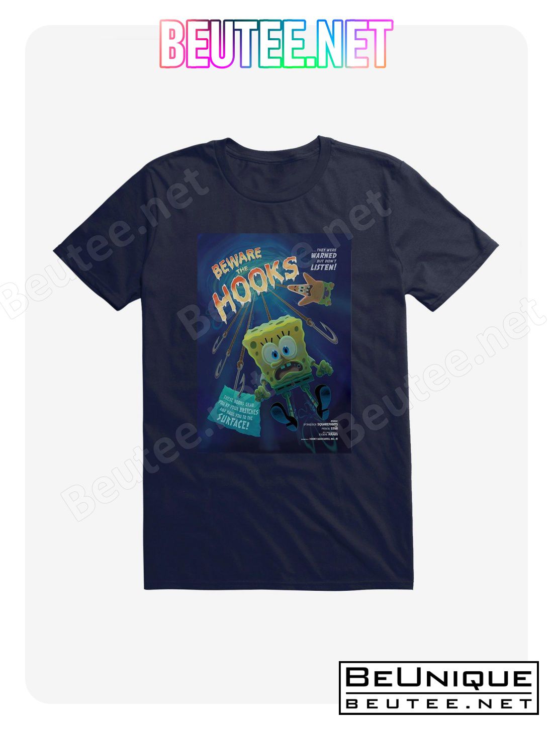 SpongeBob SquarePants Beware The Hooks T-Shirt