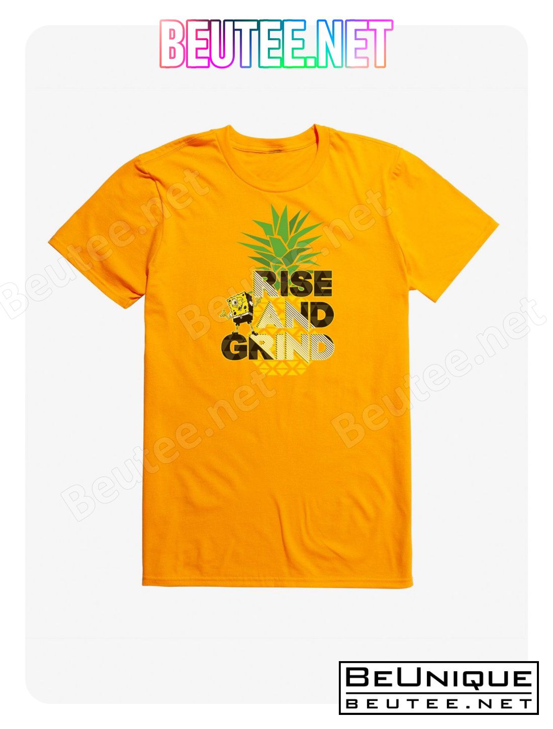 Spongebob Squarepants Rise annd Grind Pineapple T-Shirt