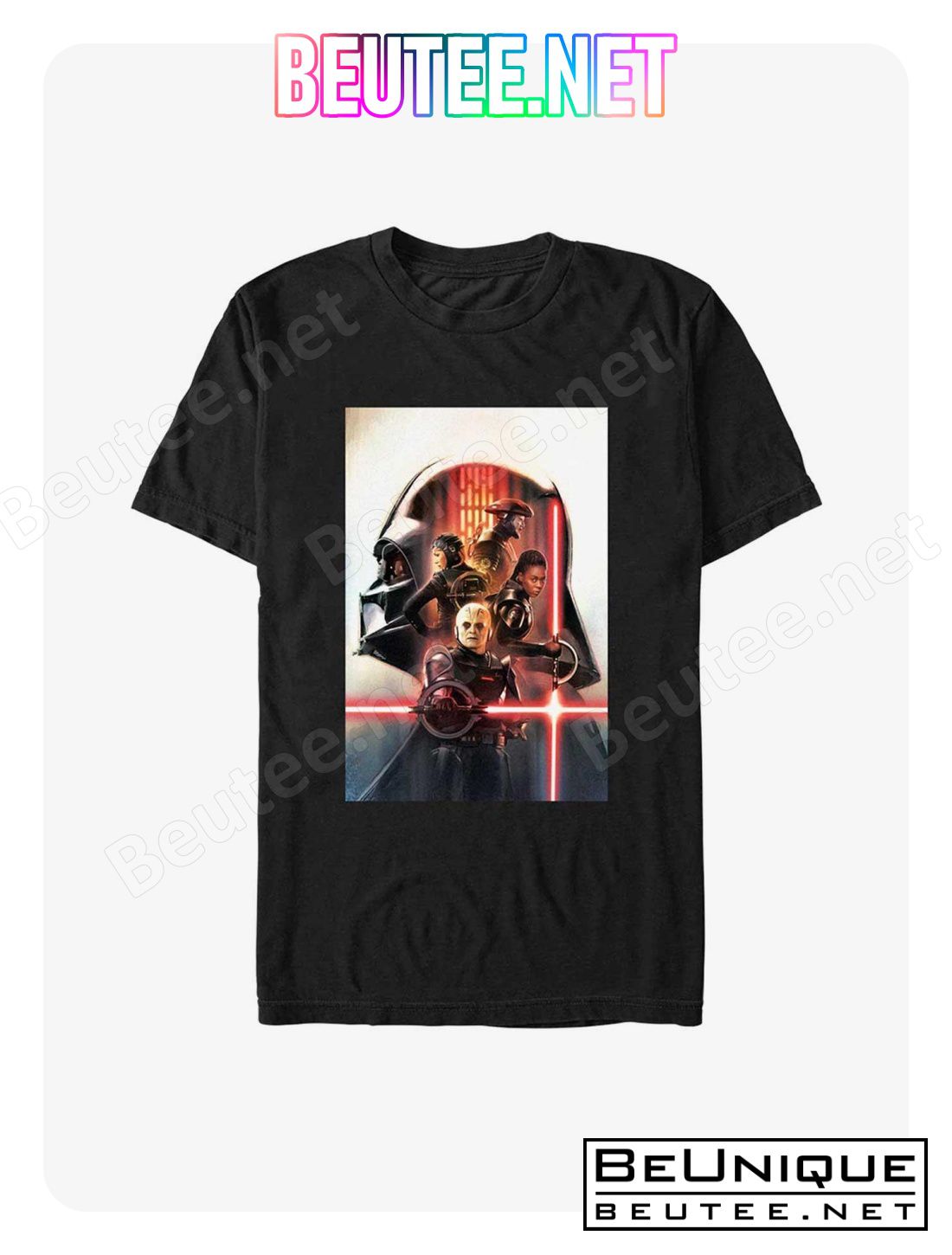 Star Wars Obi-Wan Kenobi Vader Profile Poster T-Shirt