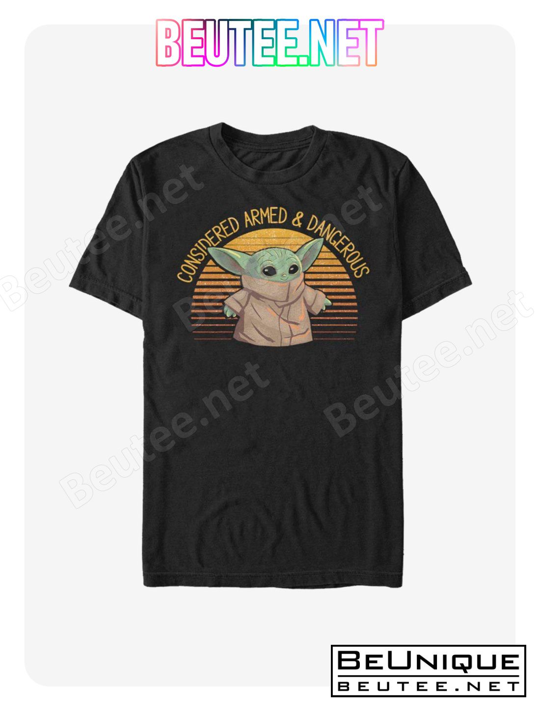 Star Wars The Mandalorian The Child Considered Armed & Dangerous T-Shirt