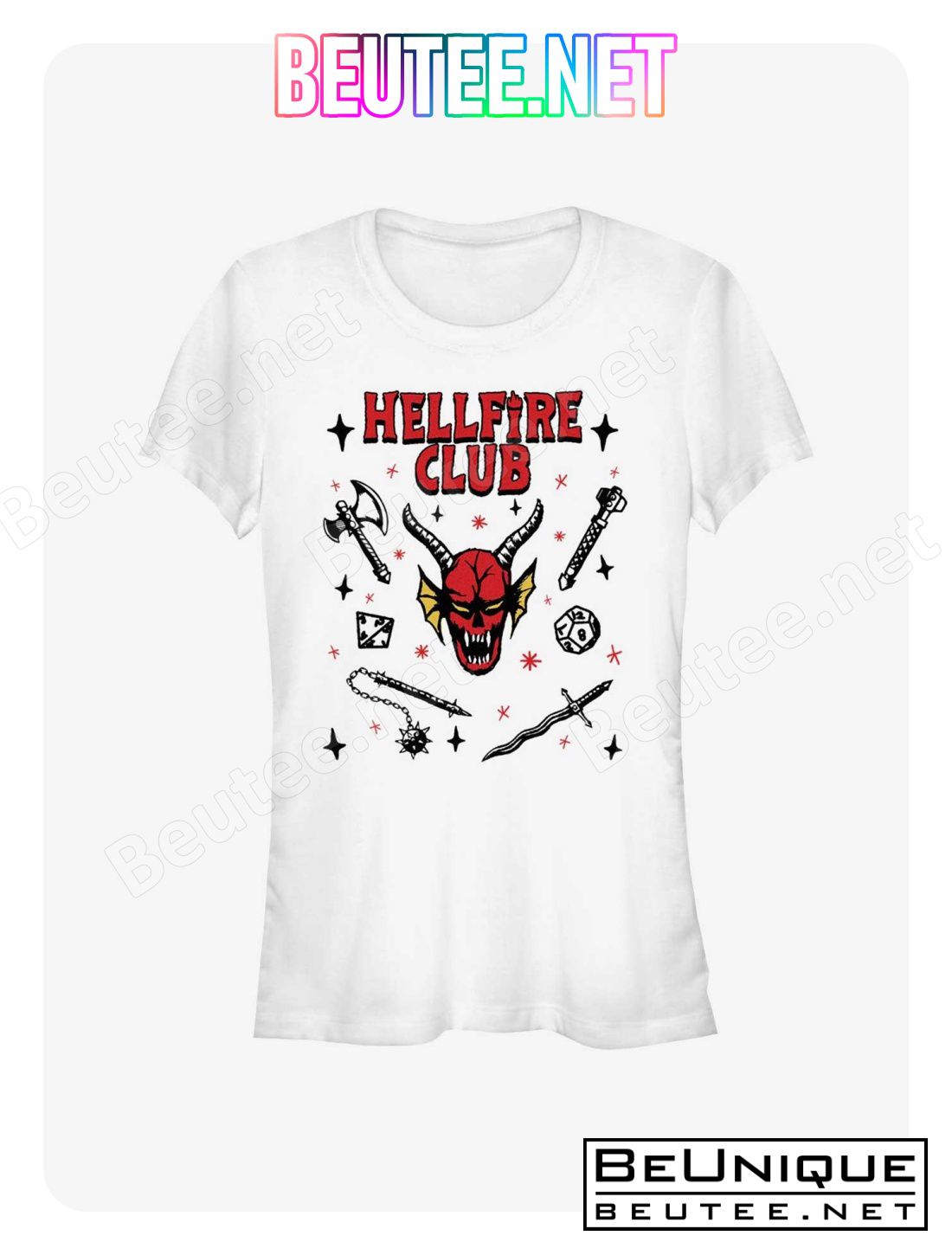 Stranger Things Hellfire Club Girls T-Shirt