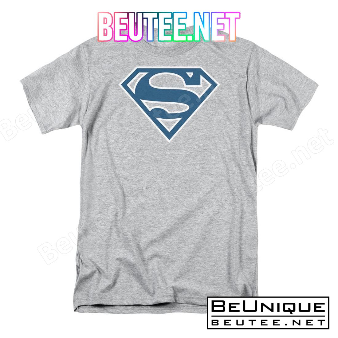 Superman Blue & White Shield Shirt