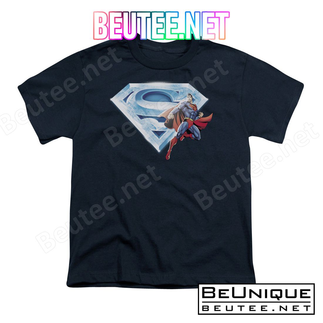 Superman Superman & Crystal Logo Shirt