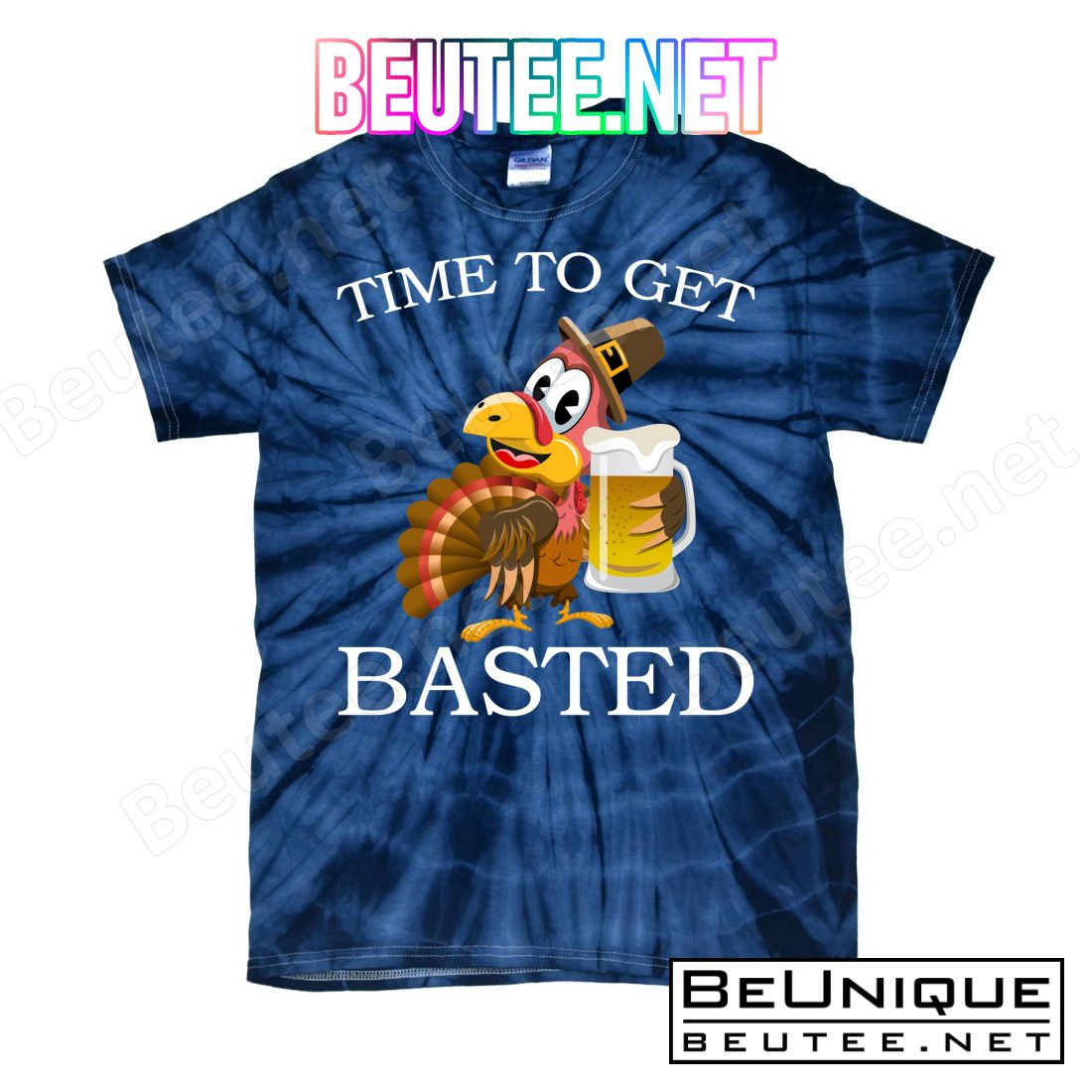 Time To Get Basted Funny Thanksgiving T-Shirts