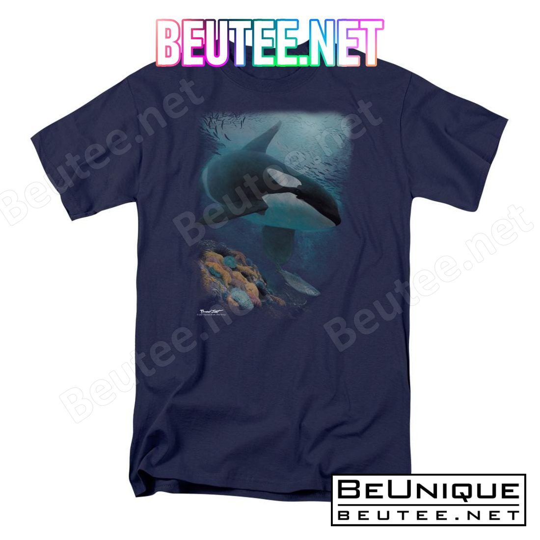 Wildlife Salmon Hunter Orca Shirt
