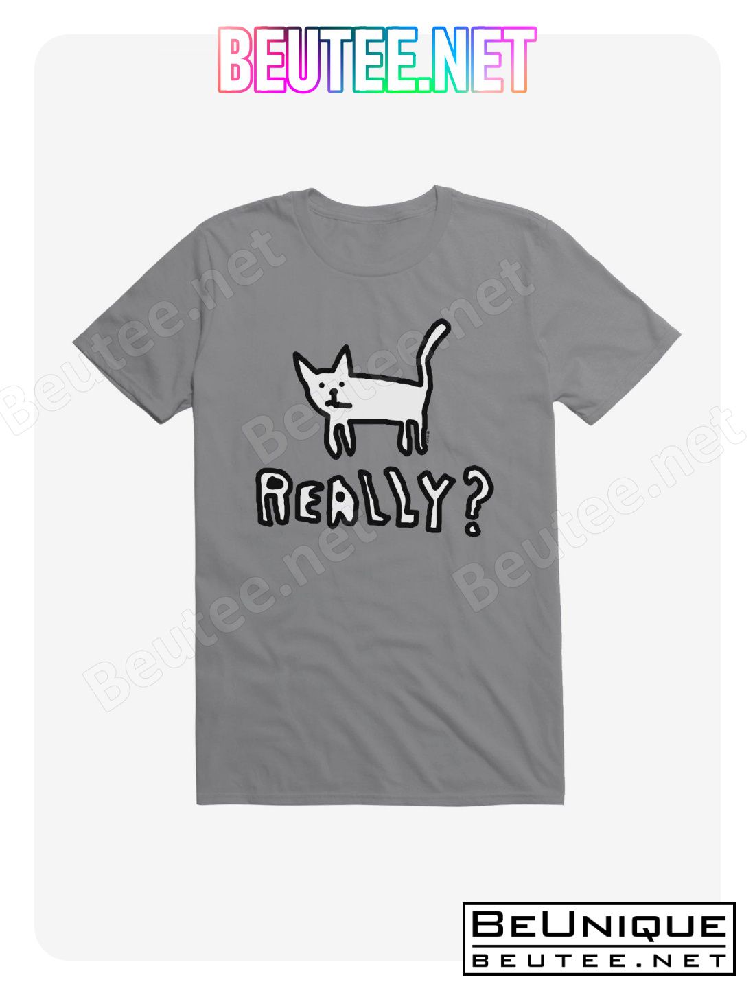 ICreate Really? Cat Scribble T-Shirt